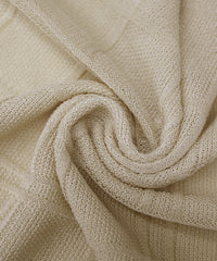 チェックパターンシアーポロニット