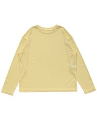 スラブシアークルーネックトップス