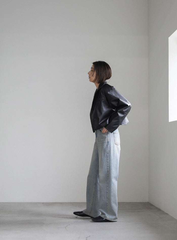 フェイクレザーショートジャケット【SALE】 – SELECT MOCA