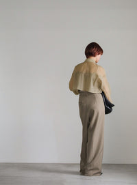 ショートシアーシャツ