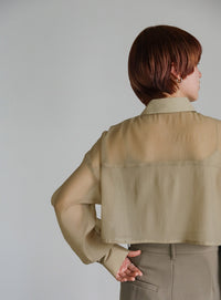 ショートシアーシャツ