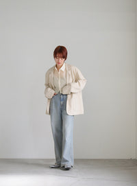 ショートシアーシャツ