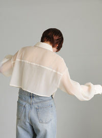 ショートシアーシャツ