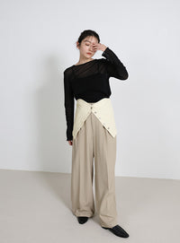 デニムチューブビスチェ