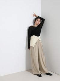 デニムチューブビスチェ