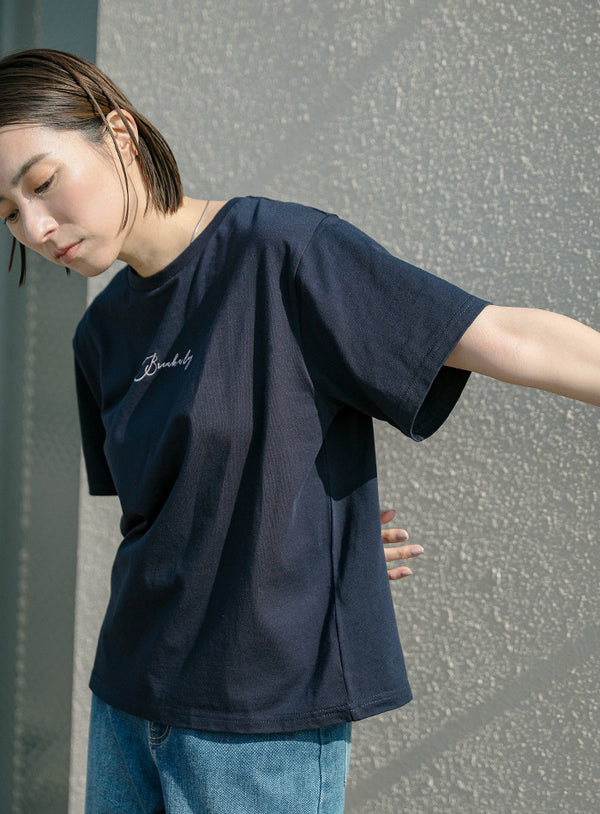 ロゴ刺繍Tシャツ【SALE】