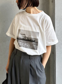 【選べる】アソートプリントオーバーサイズTシャツ【by SON】