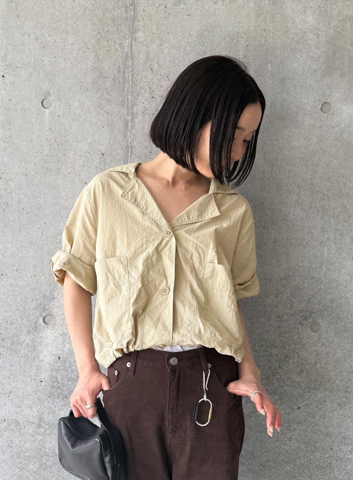 ナイロンハーフスリーブジャケット【by SON】 – SELECT MOCA