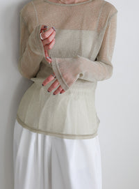 ラメシアートップス