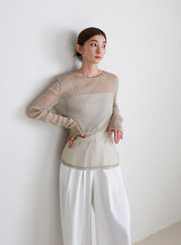 ラメシアートップス