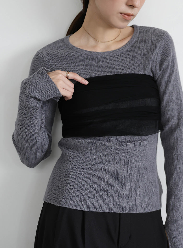 チュールビスチェ