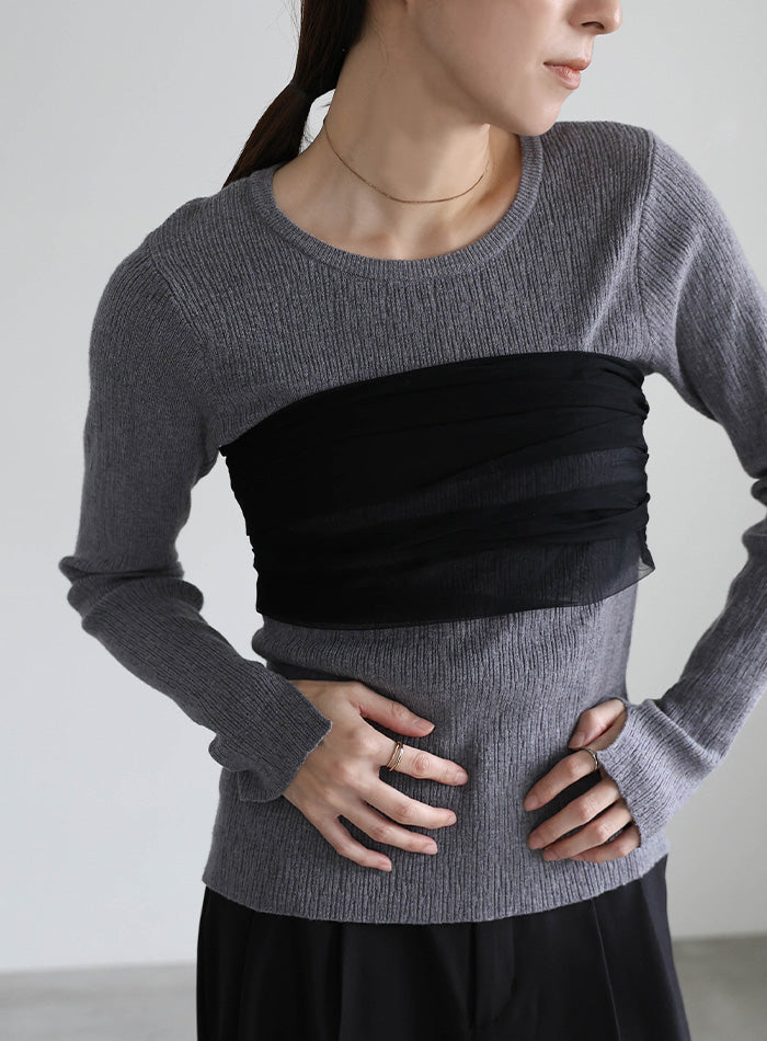 チュールビスチェ