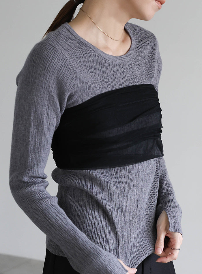 チュールビスチェ