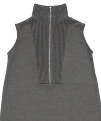 コットンニットベストワンピース