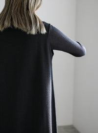 コットンニットベストワンピース