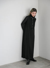 コットンニットベストワンピース