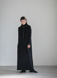 コットンニットベストワンピース