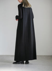 コットンニットベストワンピース