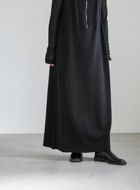 コットンニットベストワンピース