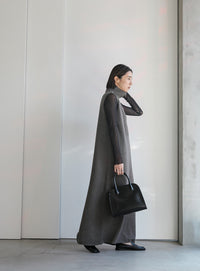 コットンニットベストワンピース