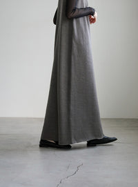 コットンニットベストワンピース