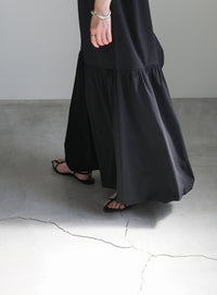 ボックスシルエットバルーンワンピース