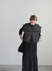 ボックスシルエットバルーンワンピース