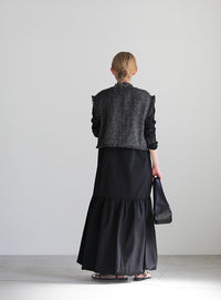 ボックスシルエットバルーンワンピース