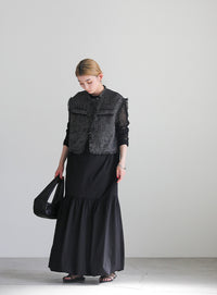 ボックスシルエットバルーンワンピース