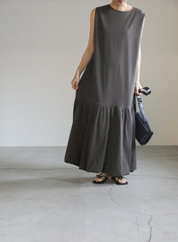 ボックスシルエットバルーンワンピース