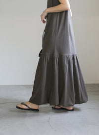 ボックスシルエットバルーンワンピース