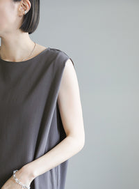 ボックスシルエットバルーンワンピース