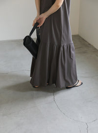 ボックスシルエットバルーンワンピース