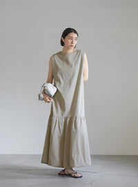 ボックスシルエットバルーンワンピース