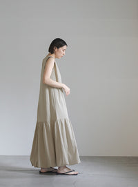 ボックスシルエットバルーンワンピース