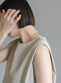 ボックスシルエットバルーンワンピース