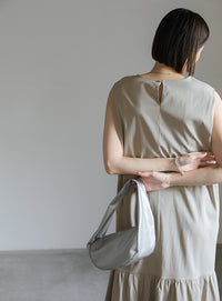 ボックスシルエットバルーンワンピース