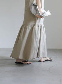 ボックスシルエットバルーンワンピース