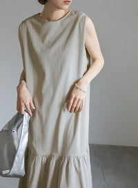 ボックスシルエットバルーンワンピース