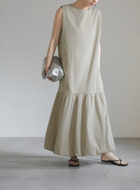 ボックスシルエットバルーンワンピース