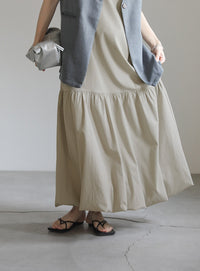 ボックスシルエットバルーンワンピース