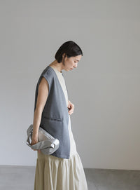 ボックスシルエットバルーンワンピース