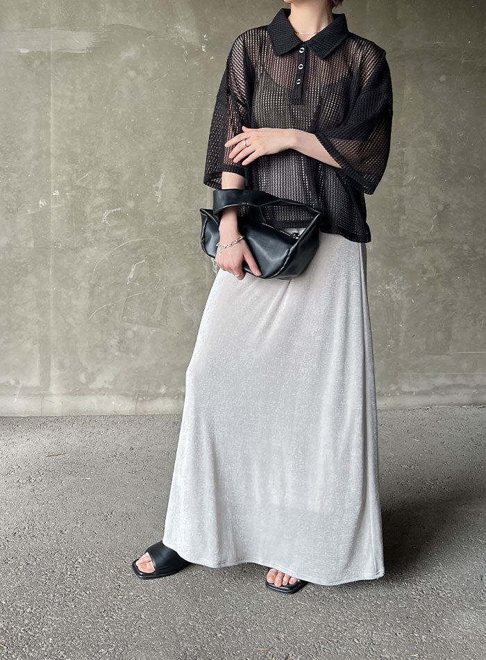 メッシュカットポロトップス – SELECT MOCA