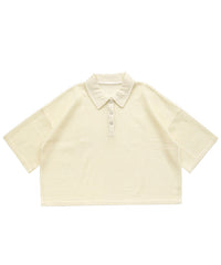 メッシュカットポロトップス【SALE】
