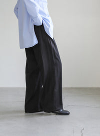 リラックスストレートパンツ