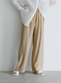 リラックスストレートパンツ