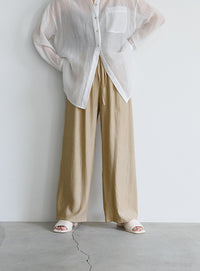 リラックスストレートパンツ