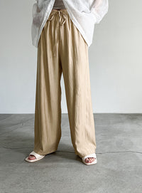 リラックスストレートパンツ