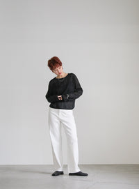 シアーランダムリブニット