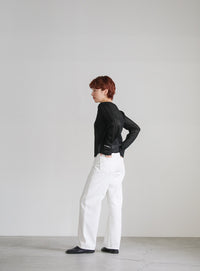 シアーランダムリブニット